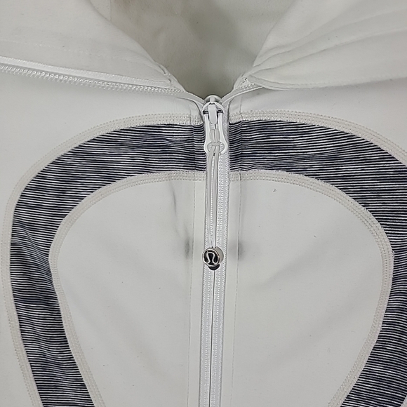 Lululemon Women's White Blue Define Jacket Athletic Running Yoga Sz 4 - Picture 2 of 8